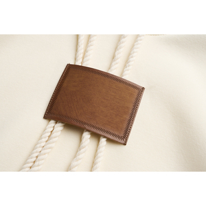 เสื้อมีฮู้ดแบบซิปรูดผ้าฝ้ายโอเวอร์ไซส์ของผู้ชายดีไซน์ใหม่ - Product Image 5