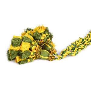 Cordón de cinctura blanco y dorado hecho en fábrica para cordón litúrgico cruzado, cordón de cinctura hecho a mano para Decoración - Product Image 5