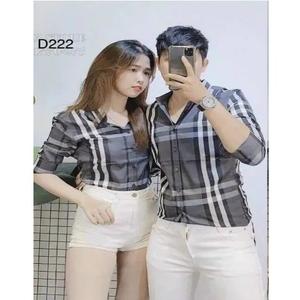 Camisas de hombre de Vietnam de secado rápido informales de oficina clásicas transpirables de un solo botón teñidas de alta calidad artículos en stock - Product Image 2