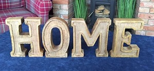 Lettres en bois complètes pour projets de décoration intérieure, lettres de l'alphabet en bois personnalisables pour Noël et les événements - Product Image 3