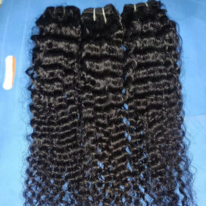 Fournisseur en gros de cheveux indiens vierges 100% alignés sur les cuticules, cheveux humains teints, longs, lisses, bouclés, ondulés pour les extensions en mèches - Product Image 3