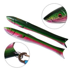 Canne télescopique portable légère et facile à transporter en forme de poisson pêche en bateau sur l'océan cannes à pêche dures en carbone durables - Product Image 5