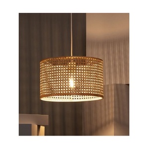 Indoor Natural <b>Bamboo</b> Rattan Handmade Wicker Chandelier Pendant Traditional Style High Quality Villa Energy Saving - Product Image 2