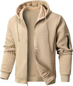 Sweat-shirts à capuche décontractés pour hommes, tendance 2024, en tricot, à fermeture éclair, amples, avec poche kangourou, fabriqués au Pakistan, 2024 - Product Image 1