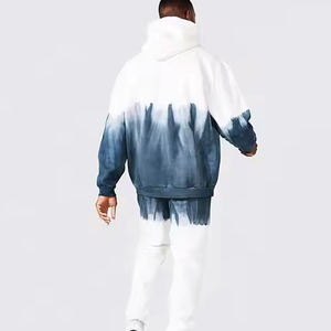 Survêtement pour hommes personnalisé imprimé 100% coton coupe confortable respirant séchage rapide ensemble de haute qualité pour adultes survêtements tie dye - Product Image 5