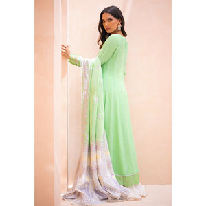 Ensemble de costume pour femme Verde Kalidaar avec dupatta - Product Image 3