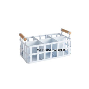 Vintage Galvanized Utensil Holder Premium Quality Handmade Flatware <b>Caddy</b> Top Selling Designer Utensil <b>Caddy</b> - Product Image 2