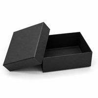 Boîte carrée en papier de luxe avec impression de logo, boîtes rigides en relief, boîte à bijoux faite à la main pour boucles d'oreilles, vente en gros de colliers