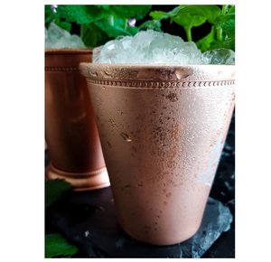 Aislamiento térmico ecológico de paja de copa de Julep de acero inoxidable/cobre de nuevo diseño para ocasiones de fiesta de cócteles Mojito - Product Image 5