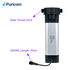 Lámpara Purificadora de Agua UV LED Puricom Eléctrica de 24V 25L/min, Esterilizador de Luz Ultravioleta, Filtración de Agua para Toda la Casa - Product Image 2