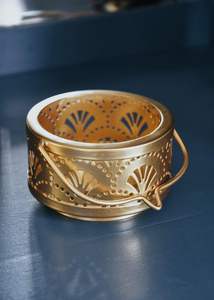 Atractivo tema candelabro boda oro decorativo candelabros soporte Metal candelabro con artesanía natural - Product Image 2