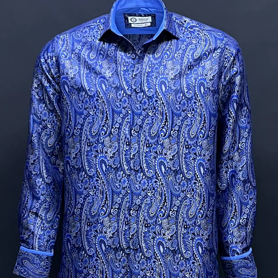 slim fit dress slacks Royal Blue Modern Fit Dress Shirt, Lage 16-16.5 ( 36/37)