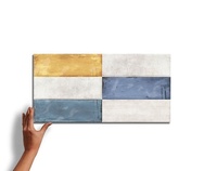 Carreaux de porcelaine en pierre frittée 300x600 600x1200, style industriel classique, isolation thermique, 9 mm d'épaisseur, revêtement mural