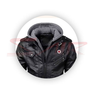 Blouson Moto Hiver Homme Grande Taille Personnalisé Style Streetwear Ample Respirant Imperméable en Coton Tricoté de Mouton – Vente en Gros - Product Image 2