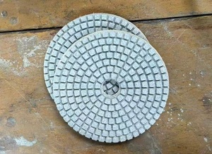 4 Inc. Natte Polijstpad Diamant Schuurwiel Polijst- en Slijp Gereedschap voor Graniet Marmer - Product Image 3