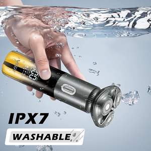 Afeitadora Eléctrica Recargable para Hombre, Máquina de Afeitar Facial Inalámbrica con Batería de Larga Duración, Resistente al Agua IPX7 - Product Image 1