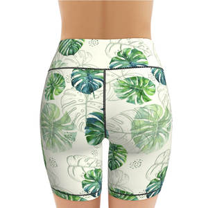 Pantalones Cortos de Yoga para Mujer, Más Vendidos, 100% Nailon, Cintura Elástica, Ajuste Ceñido, Dobladillo Inferior Personalizado con Impresión por Sublimación, Ropa de Verano - Product Image 4