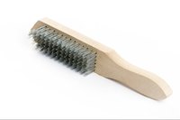 Brosse à fil métallique en acier inoxydable OEM la plus vendue, avec manche en fer, pour applications industrielles, mécaniques et bricolage, garantie 3 ans
