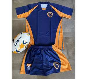 Camiseta sublimada de rugby de poliéster de alta calidad, ropa deportiva transpirable de Color de diseño personalizable para adultos a un precio razonable - Product Image 2