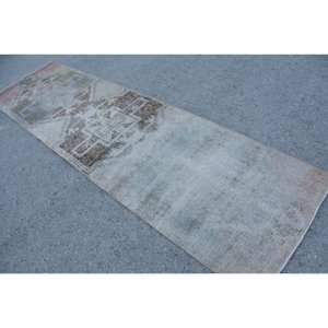 พรมสไตล์คลาสสิกสไตล์ตุรกีวินเทจขนาด29x105ฟุตสีน้ำตาลเบจแบบเย็บปะวัสดุขนแกะพื้นที่ขนาดใหญ่สำหรับตกแต่งวัยรุ่น - Product Image 4