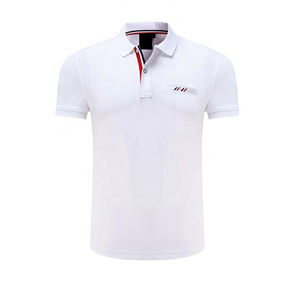 Camisetas de golf para Polo de alta calidad para hombre, logotipo personalizado bordado, algodón sólido, poliéster, opciones de tamaño y color disponibles - Product Image 1