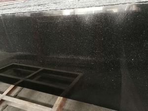 เคาน์เตอร์ครัวดีไซน์กราฟิกสำหรับพื้นวิลล่าสีดำกาแลคซีที่ทันสมัย - Product Image 3