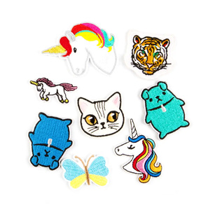 Parches bordados personalizados con forma de estrella, precio de fábrica, parches bordados de hierro de alta calidad para ropa - Product Image 6