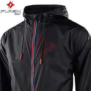 Chaqueta cortavientos de motocicleta de alta calidad a prueba de viento transpirable carreras Motocross logotipo personalizado Unisex todas las estaciones prendas de vestir exteriores - Product Image 3