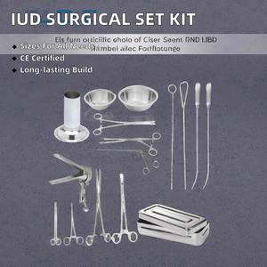 Juego de Instrumentos Quirúrgicos con Certificación CE para Inserción y Extracción de DIU, Manual, de Acero Inoxidable, Esterilizado, Kit de Implante Ginecológico - Product Image 5