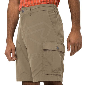 Pantalones cortos transpirables de playa lisos con cintura elástica para hombre, pantalones cortos de pesca para hombre, pantalones cortos informales para hombre - Product Image 4