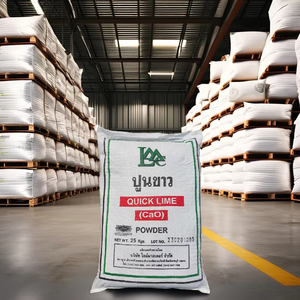 High Quality Calcium Oxide Quick Lime Powder From Thailand High Purity Product for Architectural Paint 25kg Paper <b>Bag</b> - Product Image 1