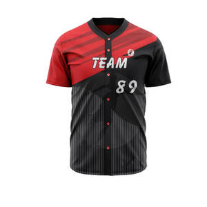 Tenue de baseball professionnelle la plus vendue pour équipes, respirante, grandes tailles, 100 % polyester, sportswear à contraste de couleurs - Product Image 3