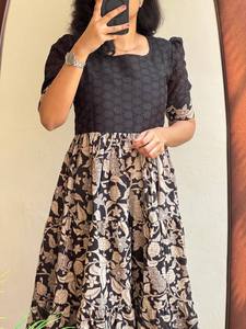 This Beautiful Soft Cotton Flare Made With Beautiful Blend of Kalamkari Print - Product Image 5