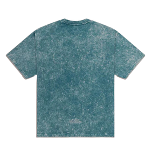 Camisetas de Hombre de Algodón 100% Lavado Estilo Vintage Azul Hielo, Ropa Urbana Informal Suave y Transpirable para Uso Diario - Product Image 3