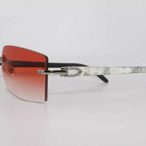 Gafas de Sol de Diamante Moissanite Personalizadas de Fábrica de Gafas de Lujo con Pedrería, OEM ODM Shenzhen, Gafas de Moda al por Mayor, Ligeras - Product Image 4