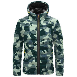 Sublimación de impresión de invierno cremallera puffer abajo chaqueta de esquí - Product Image 3