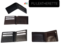 Dompet Kulit Asli Tipis Minimalis Anti RFID dengan Kantong Depan untuk GPS, Dapat Dicetak LOGO, untuk Pria