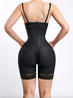 Nouveau style Corset gainant taille haute avec bretelles, effet ventre plat et rehausseur de hanches, pour femme, pantalon sculptant et liftant la poitrine et les hanches