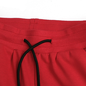 Pantalon de survêtement en coton de qualité supérieure personnalisé OEM pour hommes Pantalon de gymnastique de couleur unie avec chevilles élastiques et vêtements de sport à taille élastique personnalisés - Product Image 6