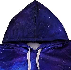 Nouveau pull décontracté sweat à capuche Votre propre style hiver galaxie sweat à capuche imprimé avec grandes poches Design - Product Image 6