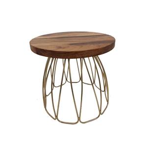 ที่ตั้งเค้กโลหะและไม้3ชั้นรูปทรงต้นไม้ทำจากโลหะและไม้รูปทรงกลมสำหรับตกแต่งบ้าน - Product Image 4