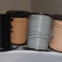 Cordon de sangle en cuir PU de couleur personnalisée dessus de chaussure utilisation pratique en vrac de ruban adhésif