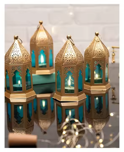 Lanternes décoratives populaires 2025 lanternes blanches antiques pour jardins extérieurs et décor de maison de vacances d'intérieur lanternes de haute vente - Product Image 2