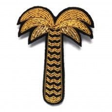 Wholesale Best Quality New Design Bullion Wire Brooches Beautiful Embroidered Leave Brooches Customized Size Low Price-#0009019 - Product Image 6