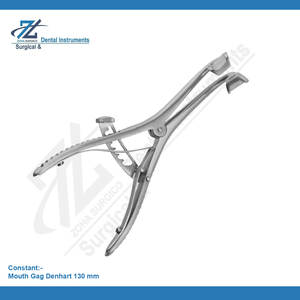 Abrebocas Quirúrgico Dental Manual Reutilizable de Acero Inoxidable Premium Denhart de 130 mm para Uso Hospitalario, Hecho en Pakistán - Product Image 2