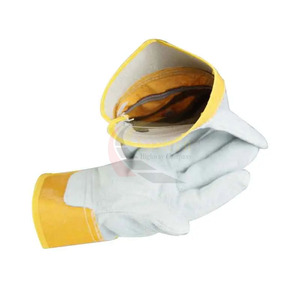 Direct Factory Manufacturers' Anti-Cut Leather <b>Gloves</b> <b>Touch</b> <b>Screen</b> Safety Mechanic Working <b>Gloves</b> Customizable Outdoor Casual - Product Image 6