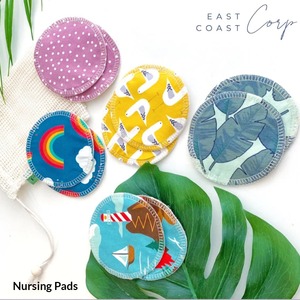 แผ่นซับน้ำนมแบบใช้ซ้ำได้ออร์แกนิก | แผ่นซับน้ำนมผ้าฝ้ายและไม้ไผ่ - Product Image 1