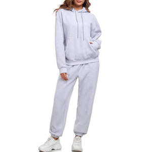 ชุดวอร์ม2ชิ้นสำหรับผู้หญิงชุดวิ่งมีฮู้ดสำหรับผู้ชายพิมพ์ลายฟองกีฬาโลโก้ตามสั่ง - Product Image 1