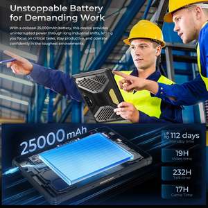 สำหรับแท็บเล็ต OUKITEL RT10 5G รุ่นทนทาน พร้อมหน่วยประมวลผล Dimensity 7400X แบตเตอรี่ 25000mAh กล้อง 64MP ระบบปฏิบัติการ Android 15 หน่วยความจำ 12GB+512GB - Product Image 4