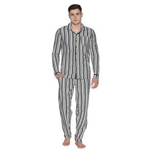 Sleepwear Pyjama Nightwear Flannel Fleece Embroidery Yarn Dyed Pyjamas 2023 Men Customized Plain and Designed Unisex OEM Pajamas